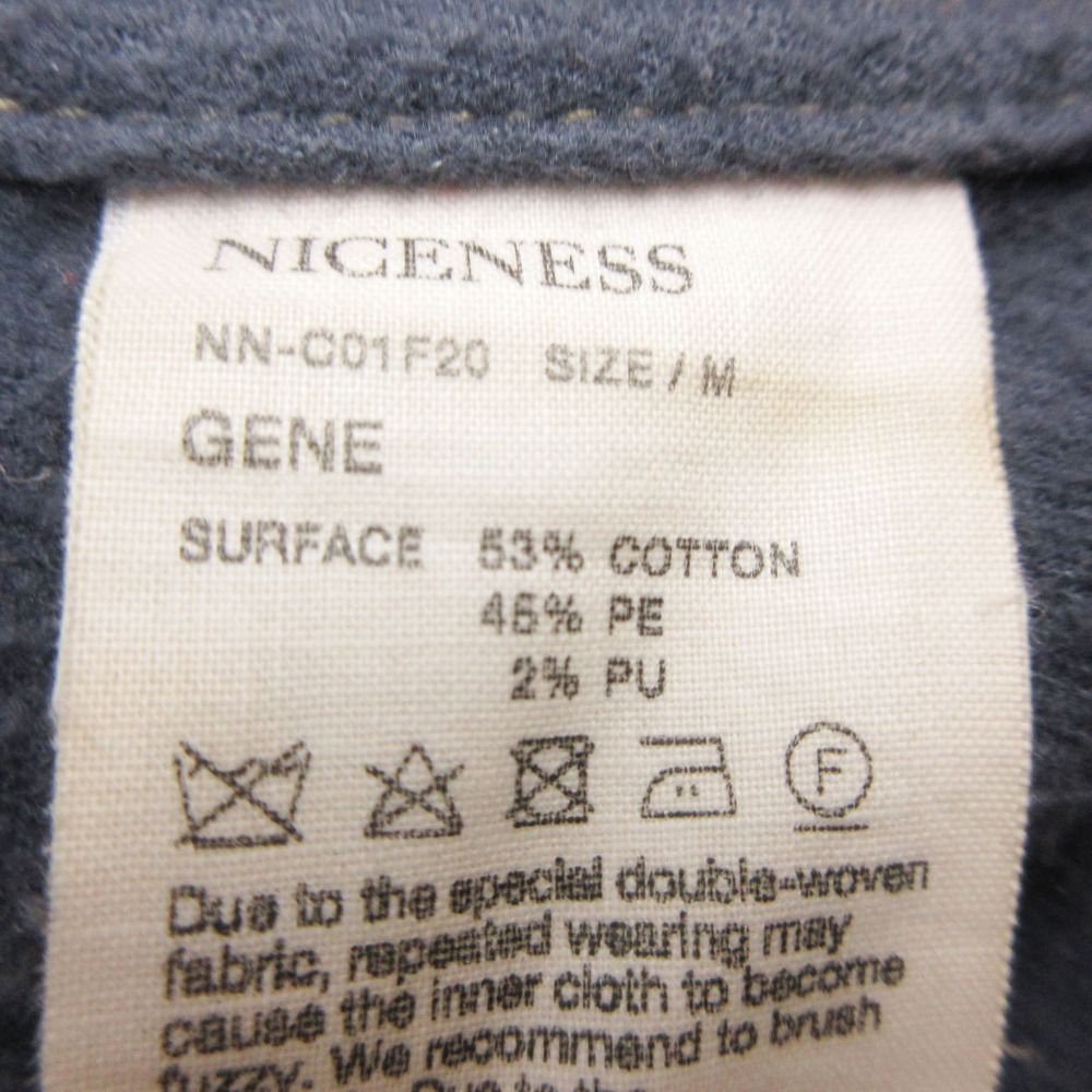NICENESS ナイスネス ステンカラーコート 20AW GENE ドーバーコート