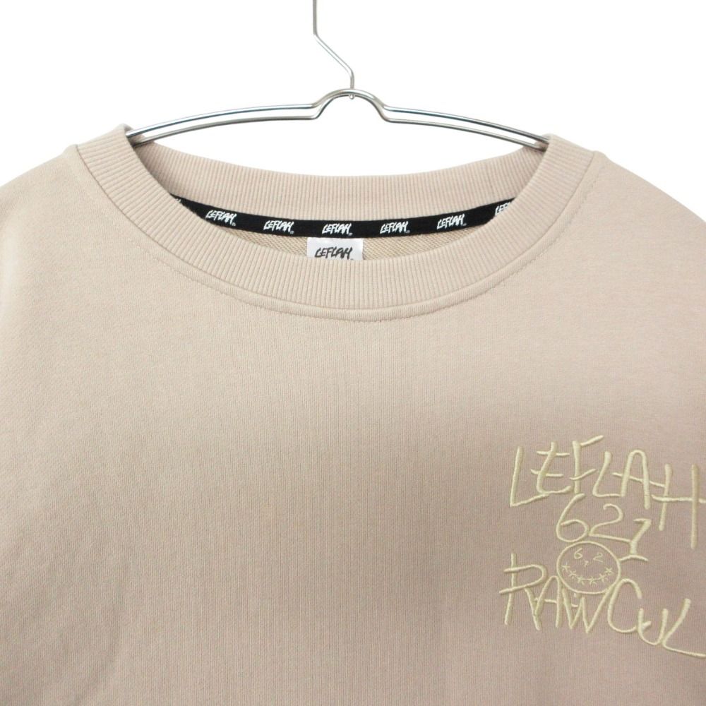 美品 LEFLAH レフラー スウェット シャツ トレーナー 長袖 クルー