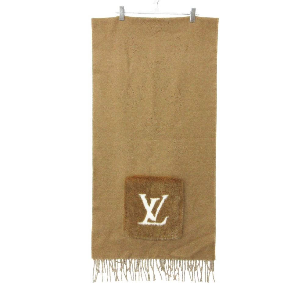 美品 LOUIS VUITTON ルイ・ヴィトン マフラー エシャルプ・カシュ