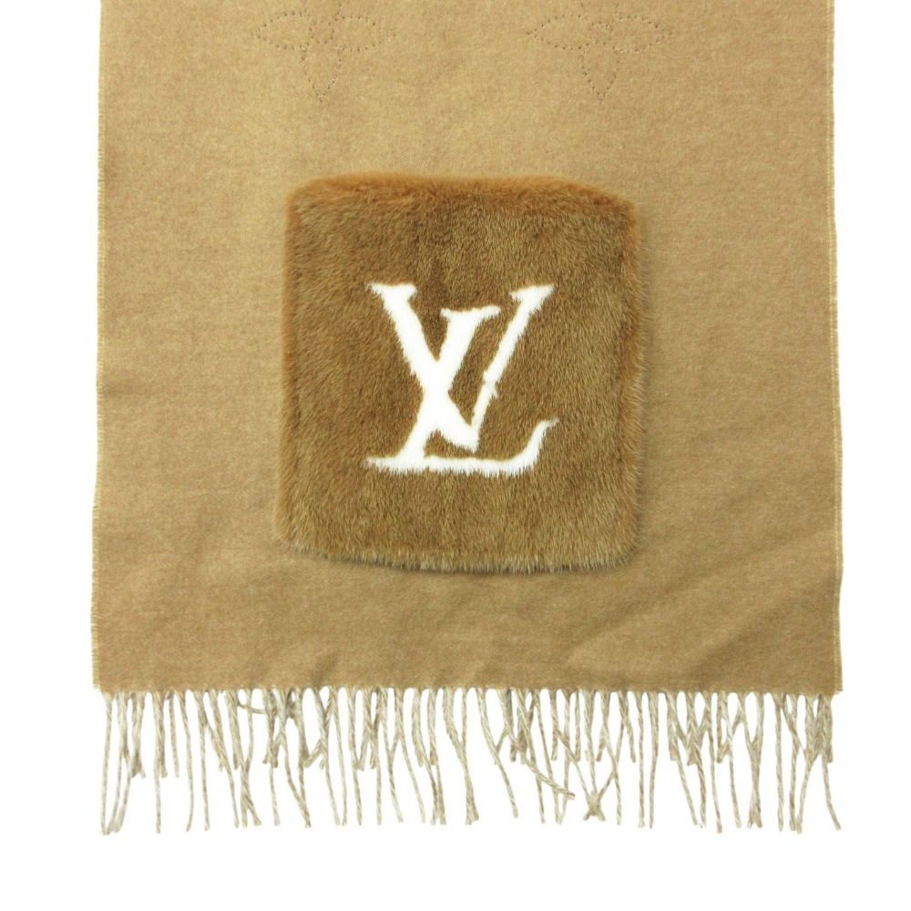 美品 LOUIS VUITTON ルイ・ヴィトン マフラー エシャルプ・カシュ