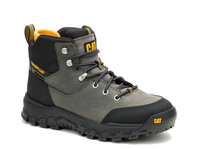 キャタピラー メンズ シューズ ブーツ・レインブーツ Caterpillar Threshold Rebound Hiker Waterproof Work Boot Mens Grey グレー