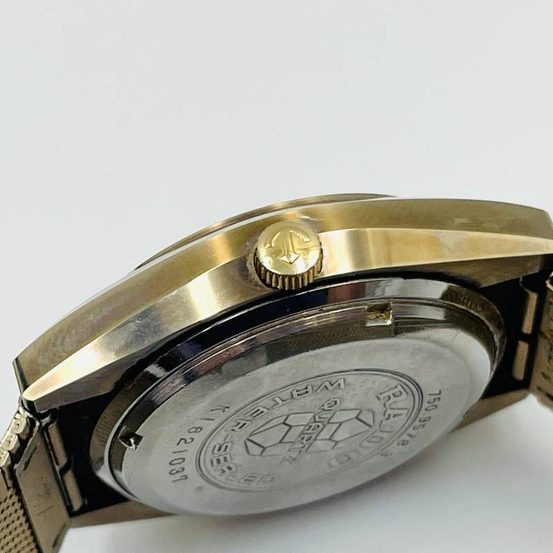 ラドー RADO バルボア V BALBOA クォーツ デイト シルバーサンレイ文字