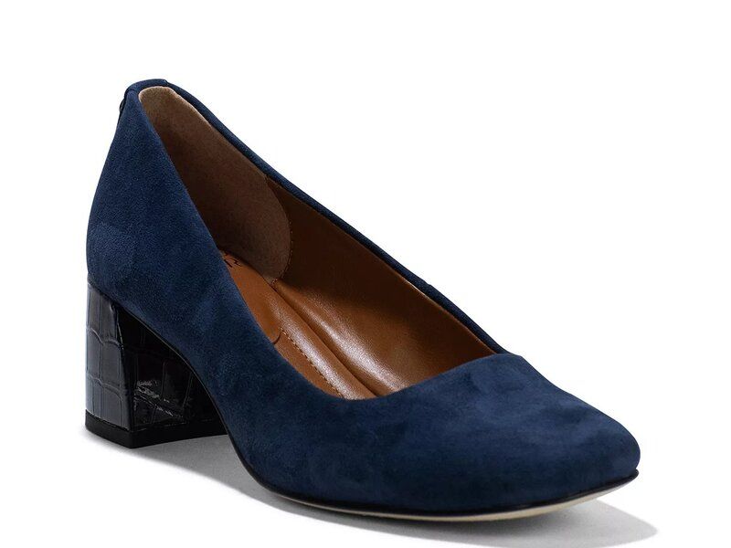 ドナルドプリネール レディース シューズ パンプス Donald Pliner Aquarius Pump Blue Suede ブルー