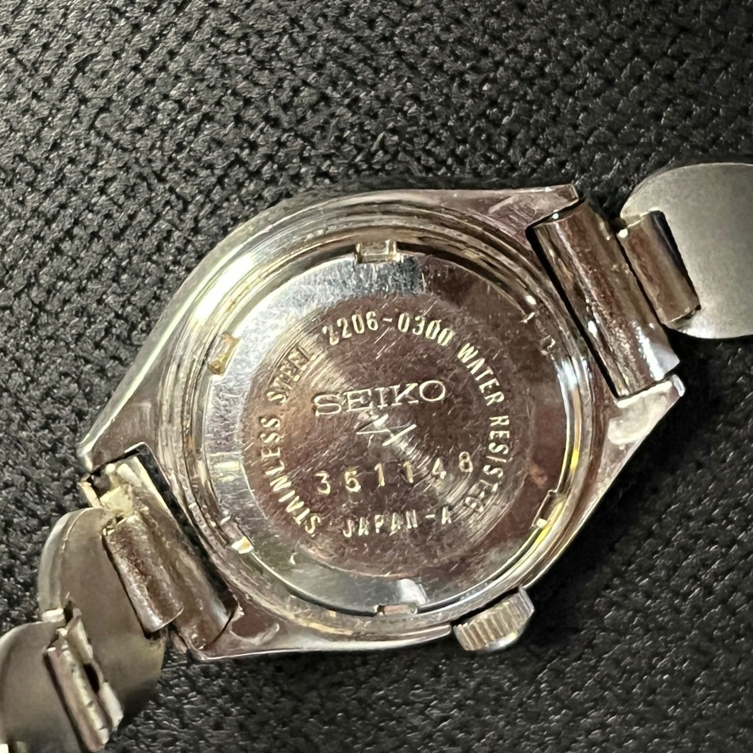稼働品】 SEIKO 2206-0300 レディース 腕時計 自動巻き 17石 セイコー 