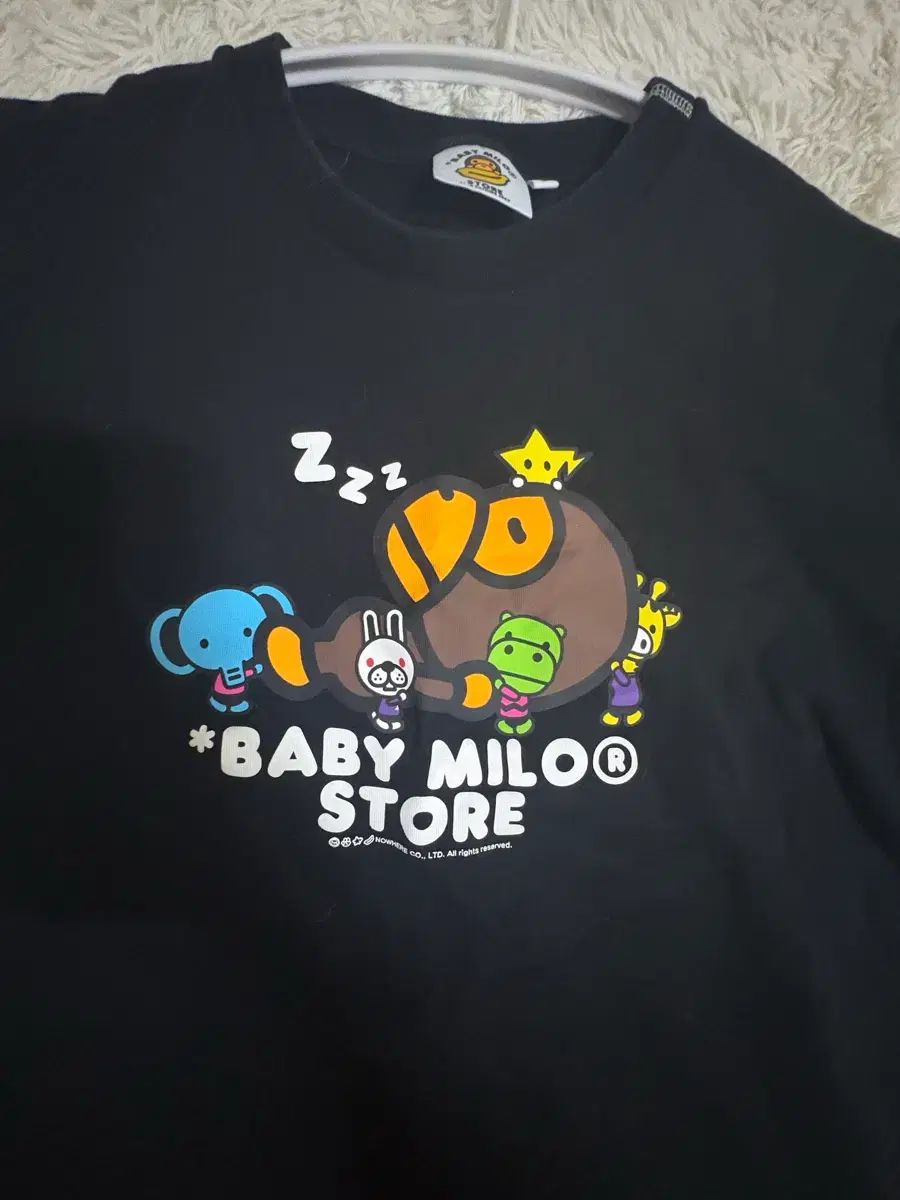 A BATHING APE アベイシングエイプ ベイビー マイロ Tシャツ L