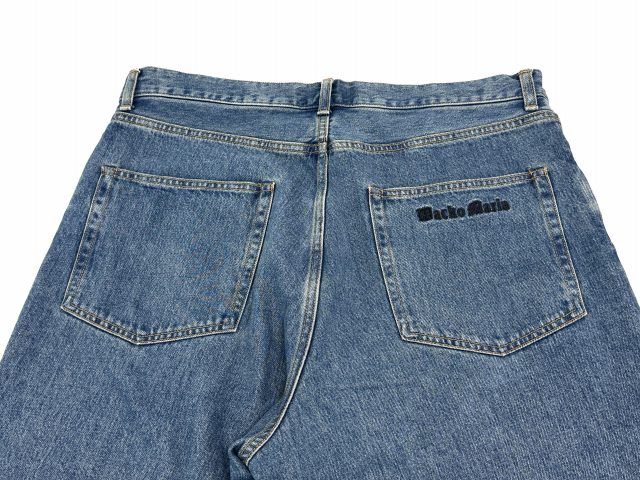 ワコマリア WACKO MARIA 25AW DENIM PANTS Indigo ロゴ 刺繍 デニム