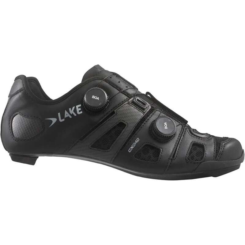 レイク メンズ シューズ スニーカー Lake CX242 Wide Cycling Shoe Mens BlackSilver ブラック