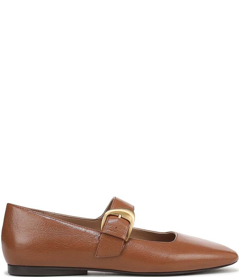 ナチュライザー レディース シューズ パンプス レザー Naturalizer Cosmic Leather Mary Jane Flats English Tea