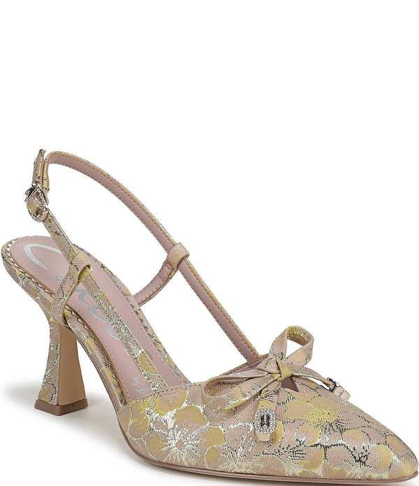サムエデルマン レディース シューズ ヒール フラワー柄 フラワー Circus NY by Sam Edelman Monica Floral Bow Detail Slingback Dress