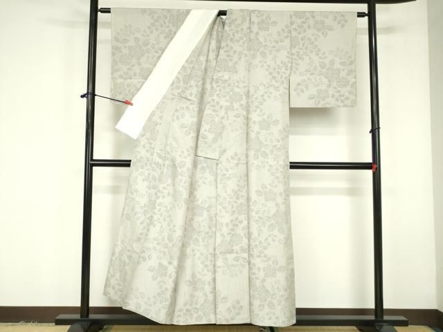 平和屋着物▽結城紬 単衣 100亀甲 草花 正絹 逸品 DABF3296op - メルカリ