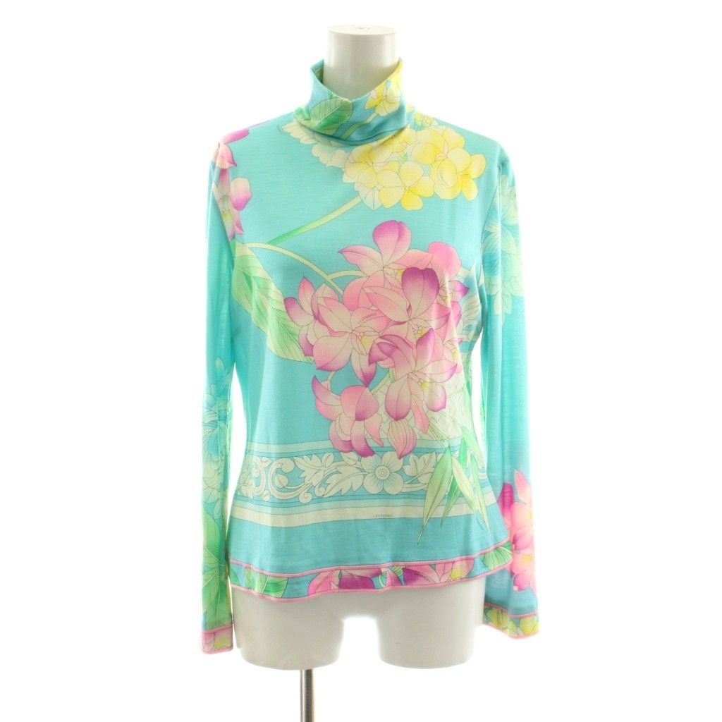 レディース レオナール LEONARD FASHION カットソー タートルネック