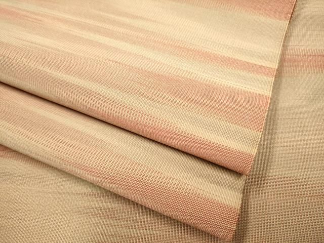 平和屋着物○爪掻本綴作家 伊達静 八寸名古屋帯 霞文 正絹 逸品