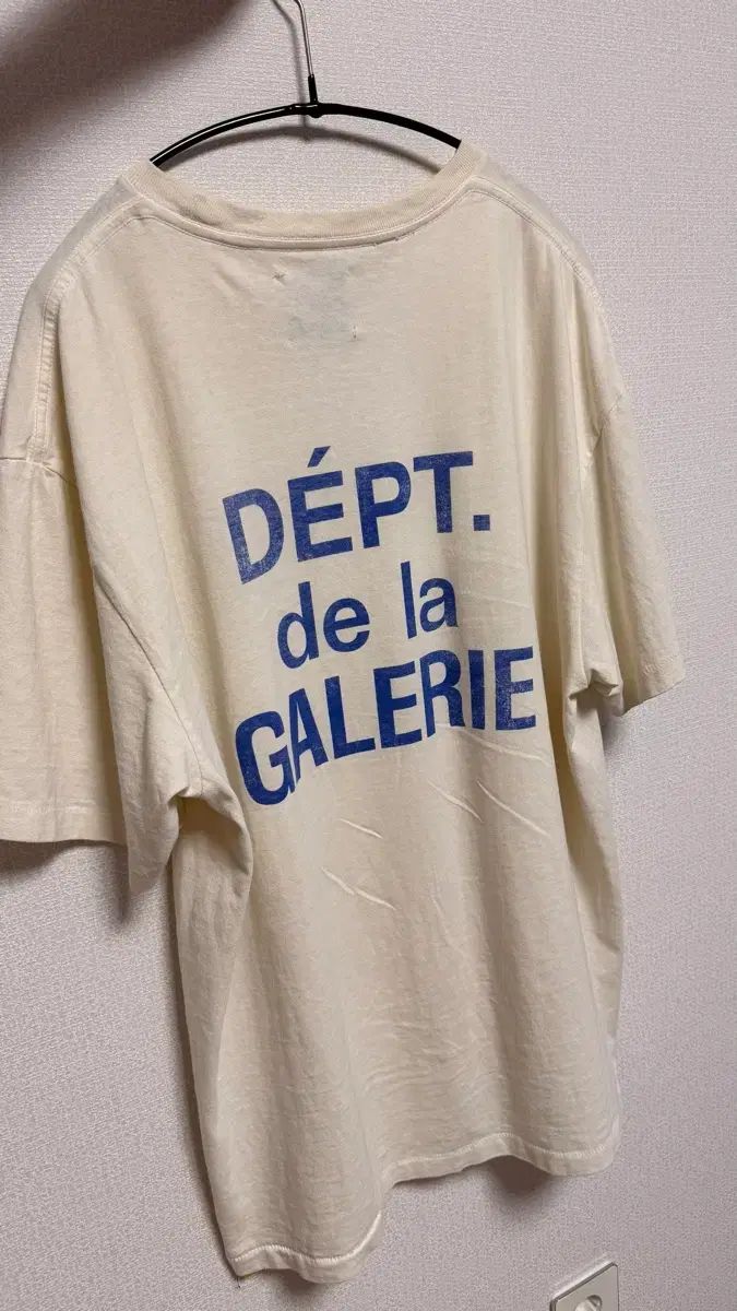GALLERY DEPT.(ギャラリーデプト) フレンチ Tシャツ クリーム ブルー