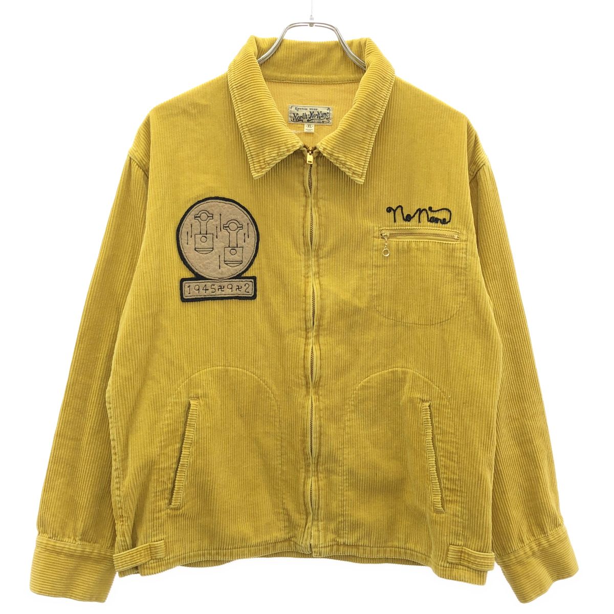 NORTH NO NAME ノースノーネーム ヴィンテージワッペンカスタムコーデュロイジャケット イエロー XL 26,063円
