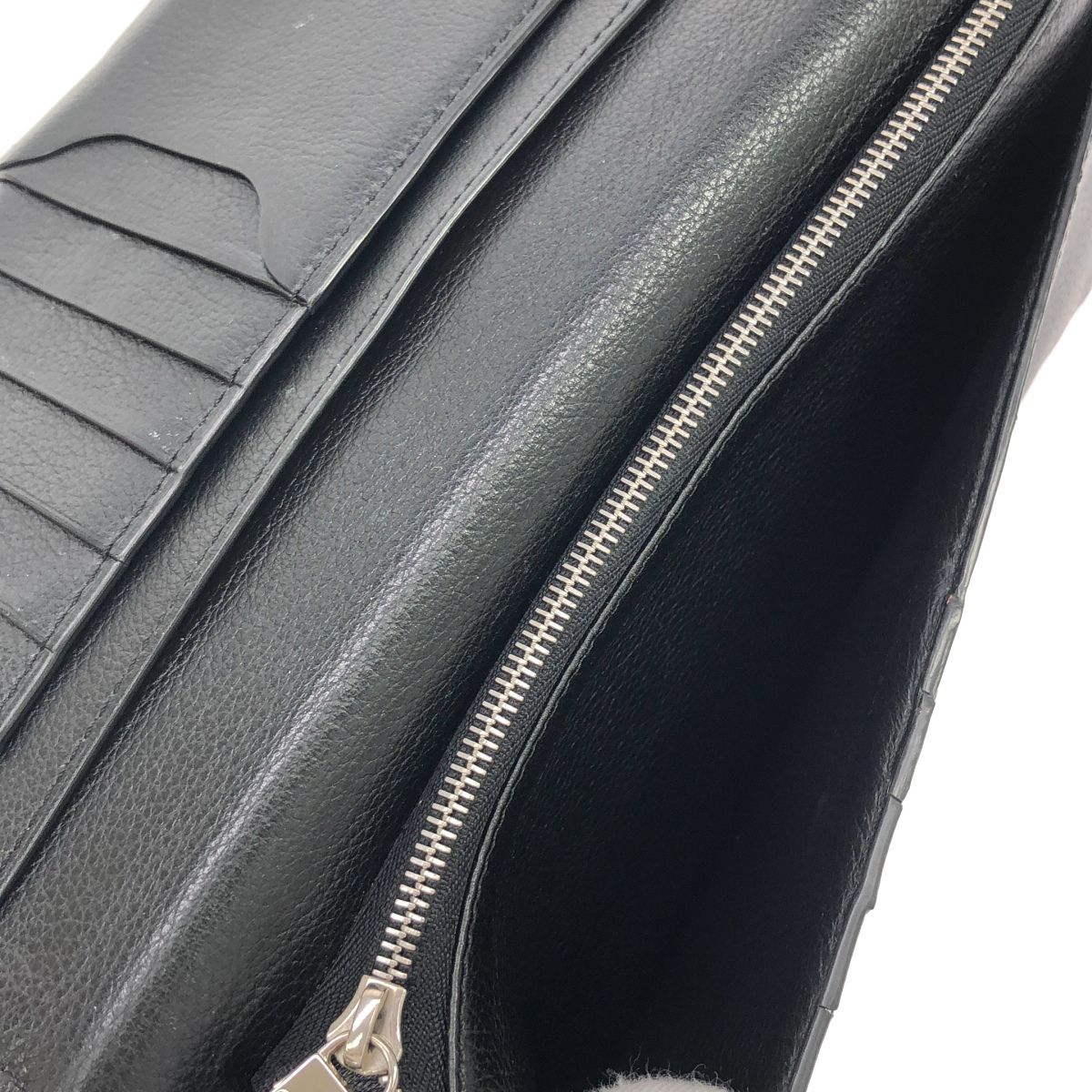 DELVAUX デルヴォー ロングレザーウォレット 長財布 ブラック - メルカリ