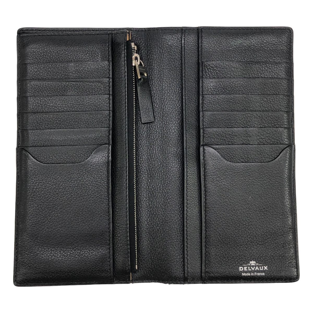 デルヴォー レザーウォレットDELVAUX DELVAUX デルヴォー ロングレザーウォレット 長財布 ブラック - メルカリ