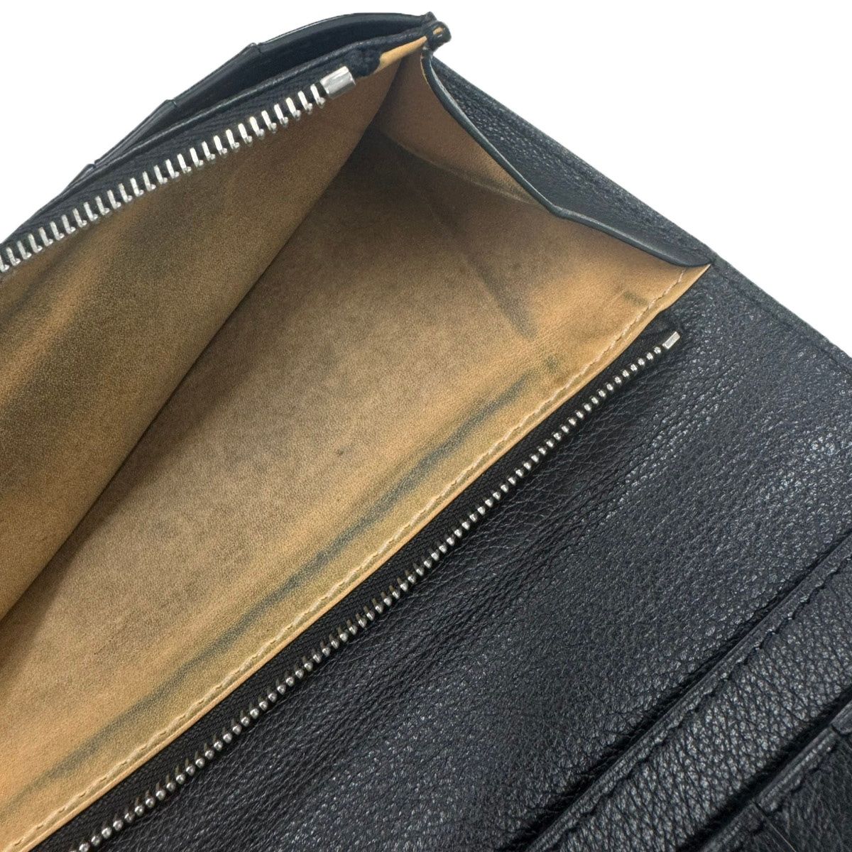 DELVAUX デルヴォー ロングレザーウォレット 長財布 ブラック - メルカリ