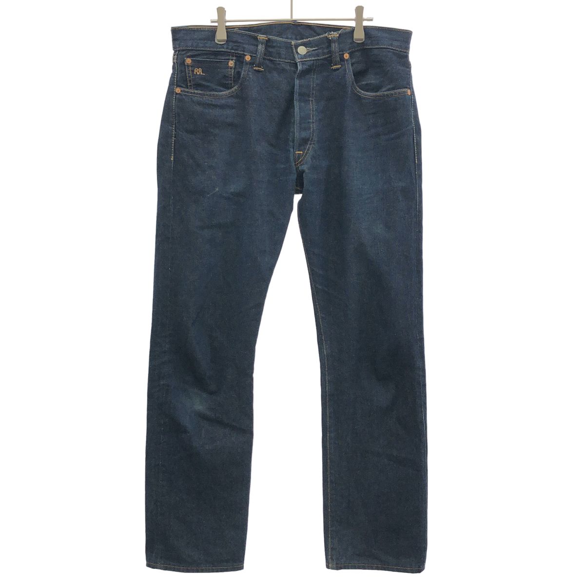 ダブルアールエル ジーンズ　W34 x L32 RRL ダブルアールエル LOW STRAIGHT デニムパンツ 782504846004