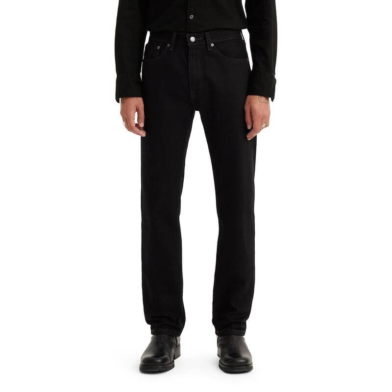 リーバイス メンズ ボトムス デニムパンツ レギュラーフィット ジーンズ Mens Levis 505 Regular Fit Jeans Black ブラック