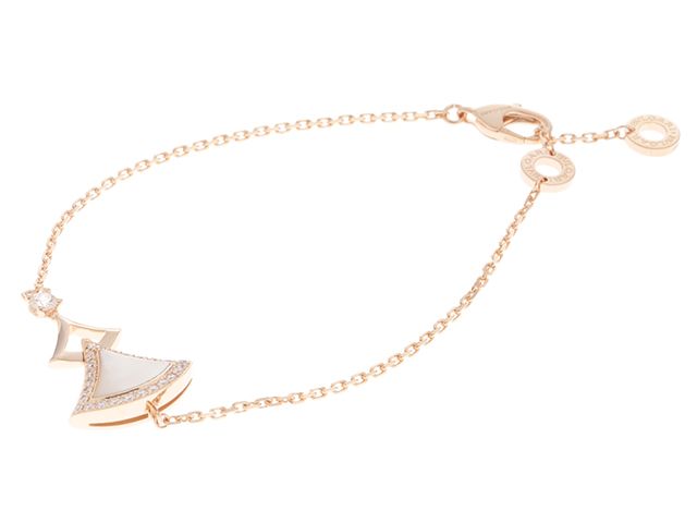 BVLGARI　ブルガリ　ディーヴァドリームBL　PG/WMP/D/5.3g　 358683　ブレスレット　レディース　2143100534513【中古】