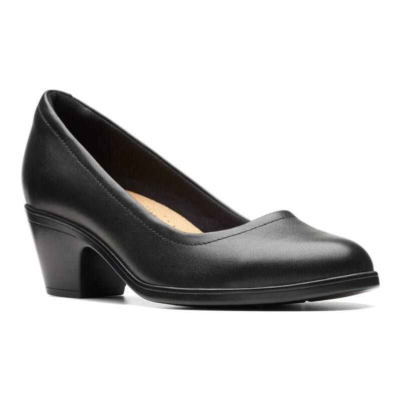 クラークス レディース シューズ パンプス レザー ClarksR Emily2 Ruby Womens Leather Pumps Black ブラック