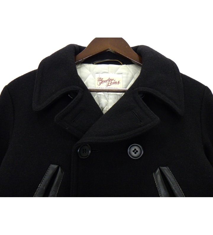 テンダーロイン TENDERLOIN 08AW 【 T-RAIL COAT 】 レザー パイピング