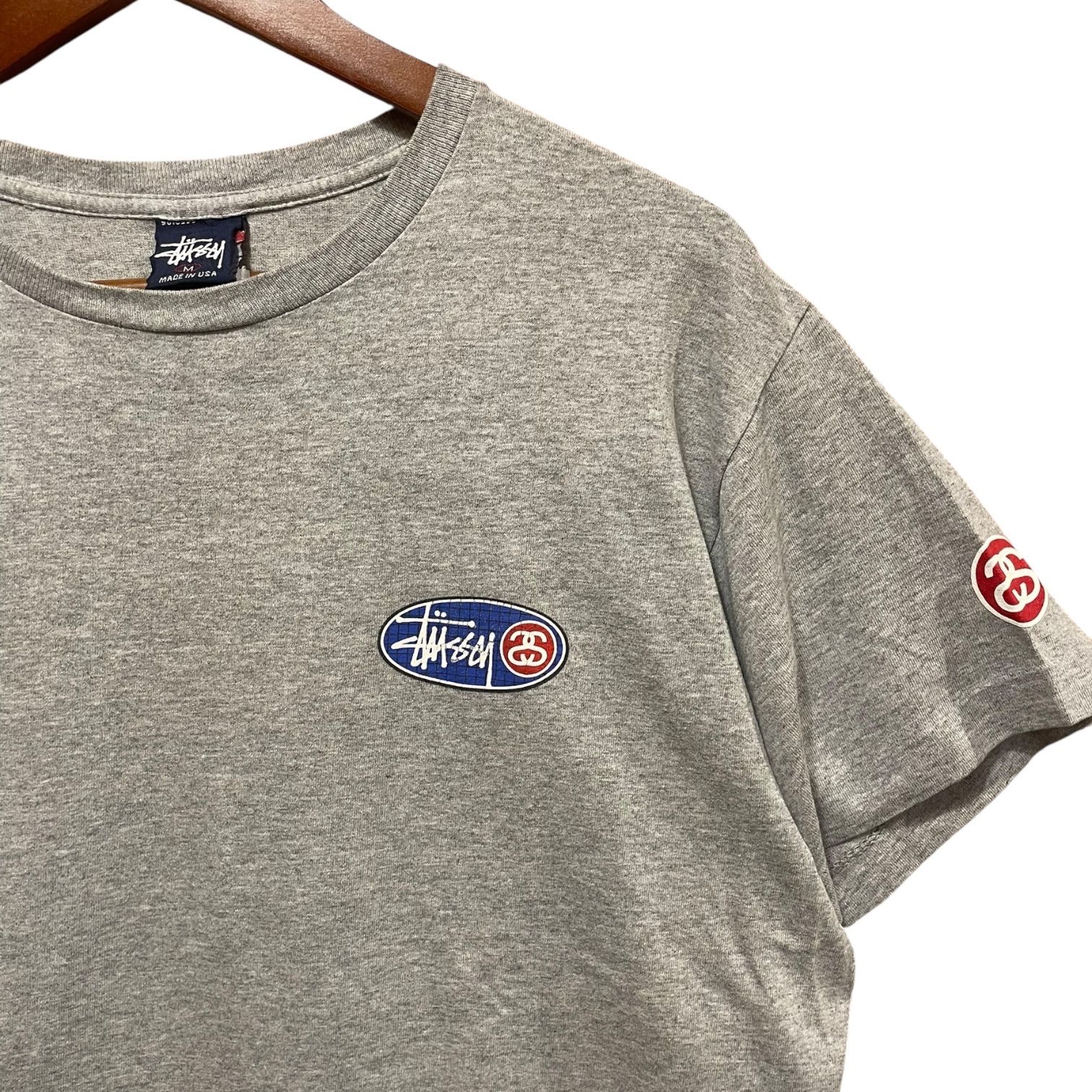 USA製 90s STUSSY S/S Tee 灰 M ステューシー Tシャツ グレー - メルカリ