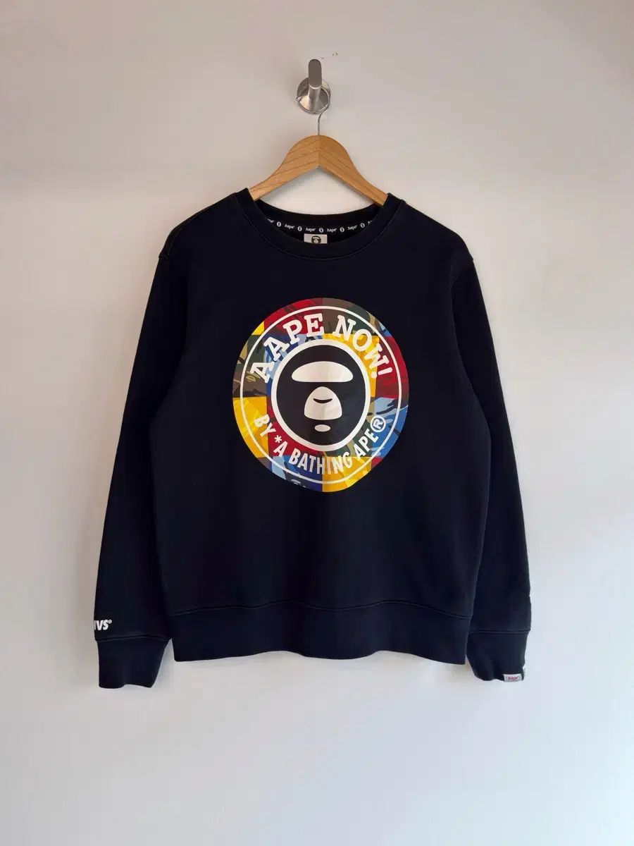 エイプ by a Bating Ape ムーンフェイス マルチ カモ スウェット スウェット