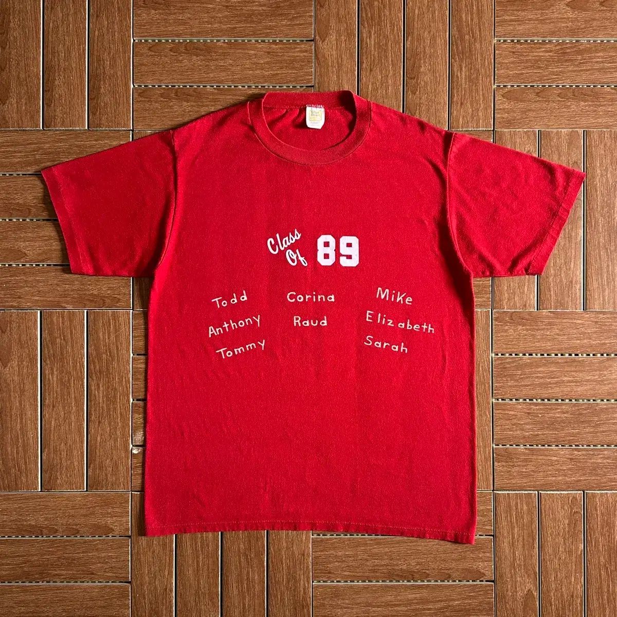 80s ベルバ シン Velva Sheen usa レタリング コットン 半袖T L