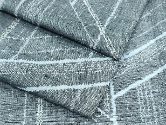 平和屋着物＊夏物　紬　抽象文様　正絹　逸品　CABI1562th