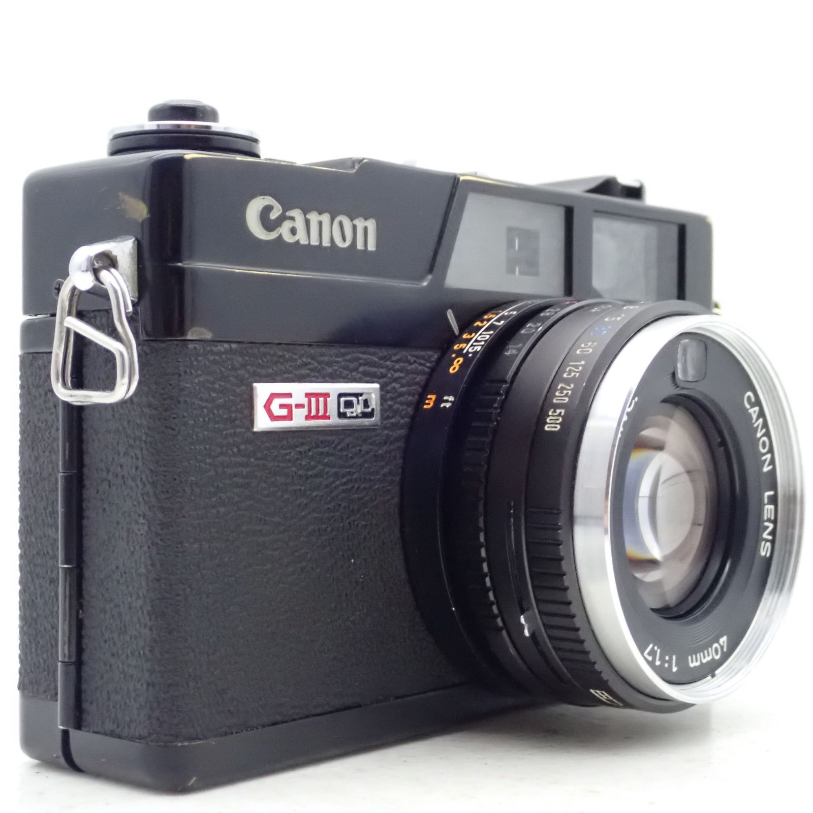良品 Canon Canonet QL17 G-III G3 ブラックペイント 40mm f1.7 レンジ
