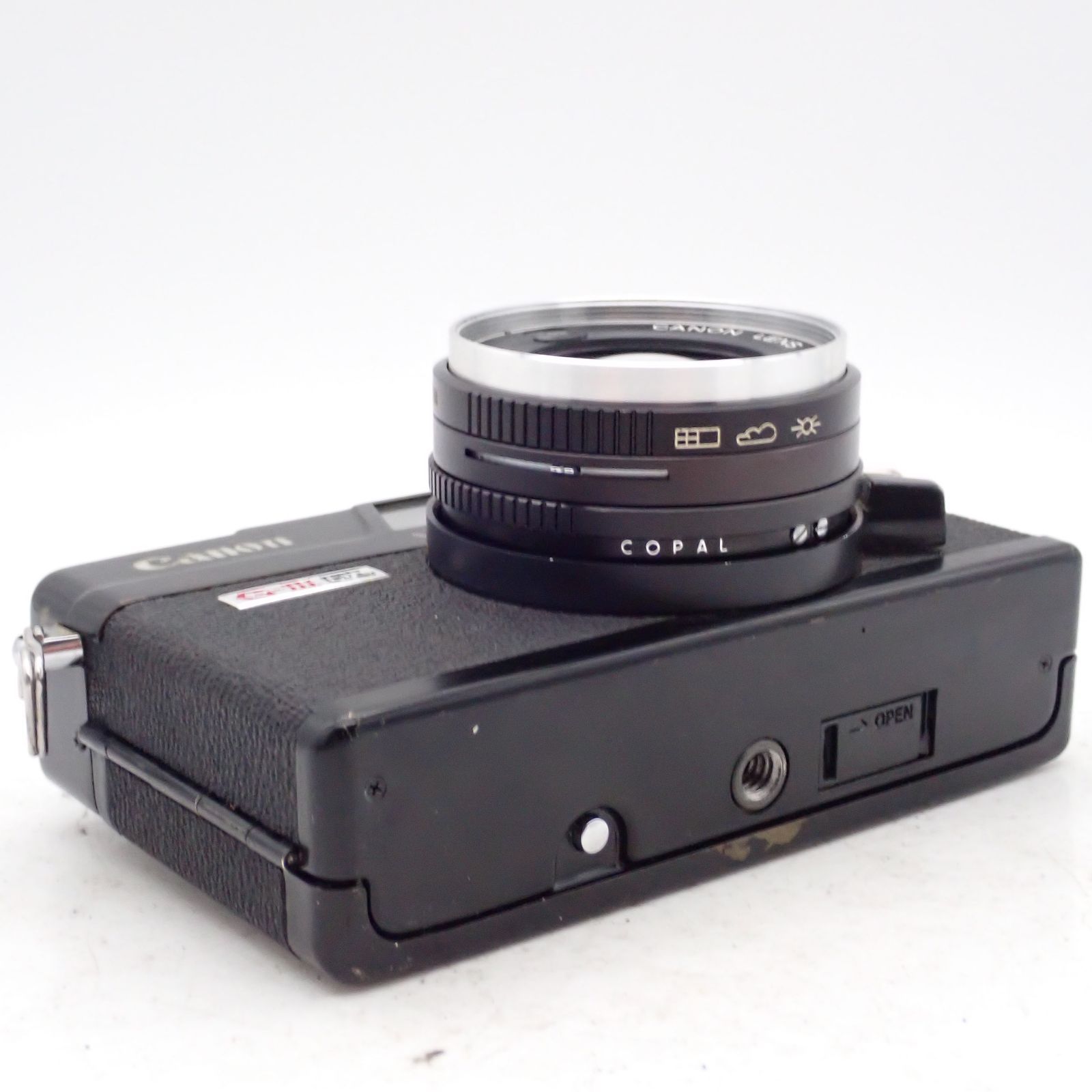 良品 Canon Canonet QL17 G-III G3 ブラックペイント 40mm f1.7 レンジ
