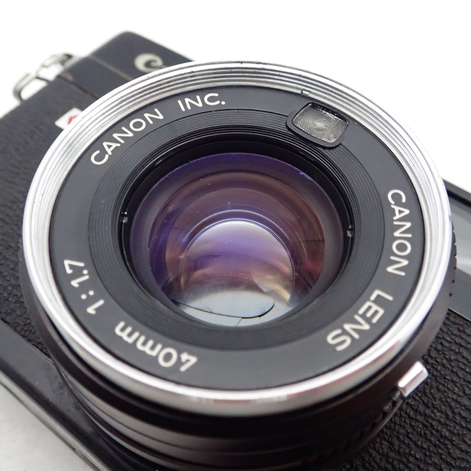 良品 Canon Canonet QL17 G-III G3 ブラックペイント 40mm f1.7 レンジ