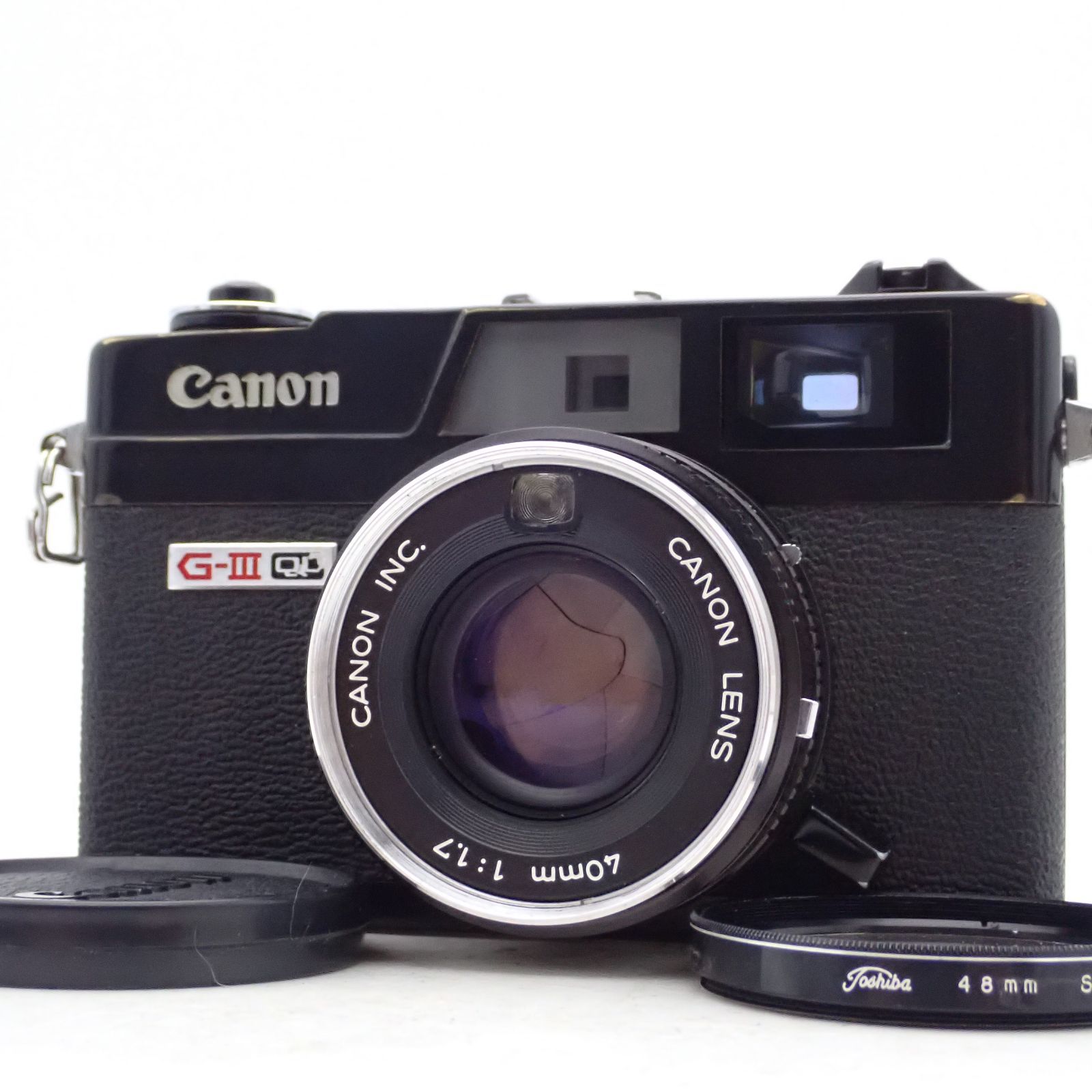 良品 Canon Canonet QL17 G-III G3 ブラックペイント 40mm f1.7 レンジ