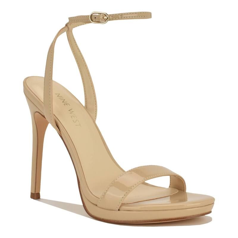 ナインウェスト レディース シューズ パンプス サンダル ヒール Nine West Lorent Womens Open Toe Stiletto Heel Dressandals Light Na