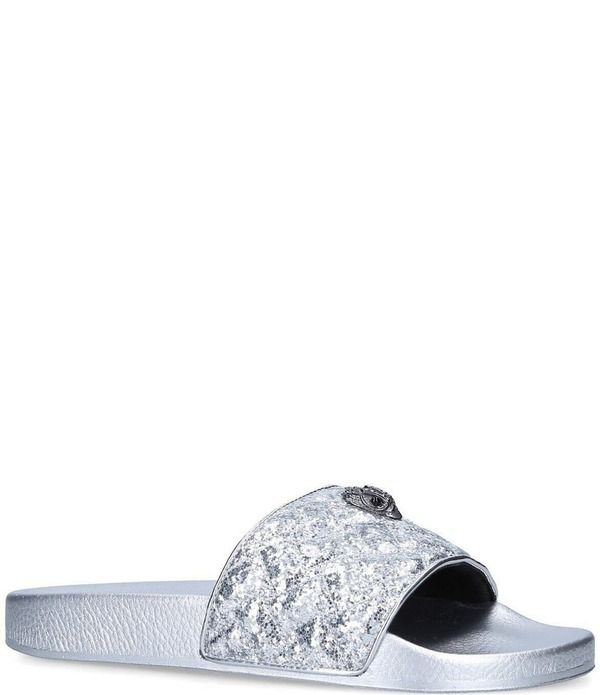 カートジェイガーロンドン レディース シューズ パンプス サンダル トール ロゴ Kurt Geiger London Meena Metallic Logornament Eagle Pool Sl