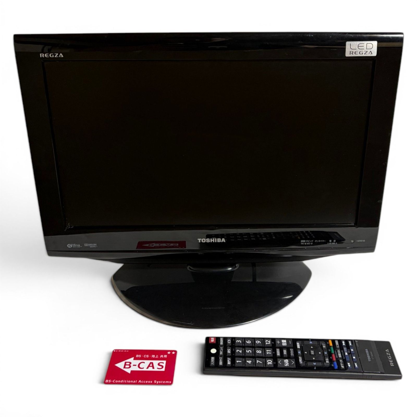 □ 東芝 TOSHIBA 液晶テレビ レグザ 19RE1S ブラック 19V型 外付けHDD