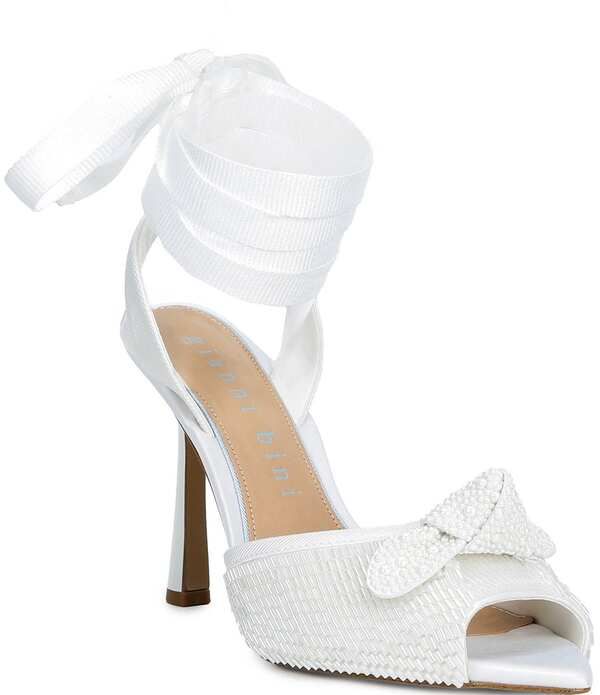 ジャンビニ レディース シューズ サンダル レース Gianni Bini Bridal Collection Gardner Two Embellished Ballet Lace Up Dress