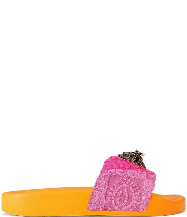 カートジェイガーロンドン レディース シューズ パンプス フラワー柄 サンダル カラーブロック ロゴ フラワー Kurt Geiger London Meena Colorblock Floralog