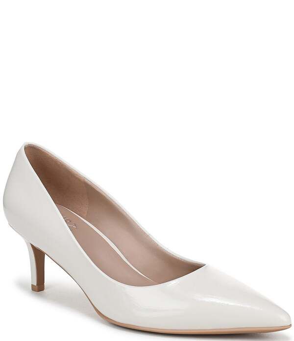 ナチュライザー レディース シューズ パンプス レザー Naturalizer Everly Glazed Leather Pointed Toe Pumps Warm White ホワイト