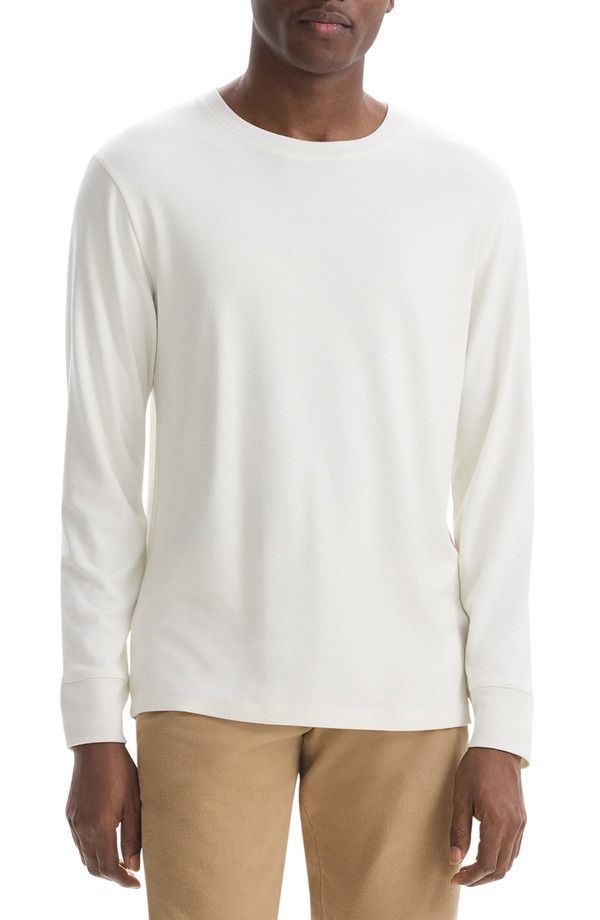 セオリー メンズ トップス Tシャツ Theory Essentialong Sleeve TShirt Winter White C01 ホワイト