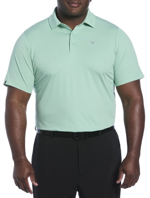 キャラウェイ メンズ トップス ポロシャツ トール Callaway Big Tall Classic Jacquard Golf Polo Shirt Neptune Green グリーン