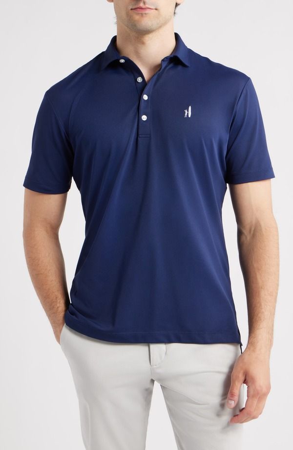 ジョニー オー メンズ トップス ポロシャツ johnnieO Stevie Performance Polo Navy ネイビー