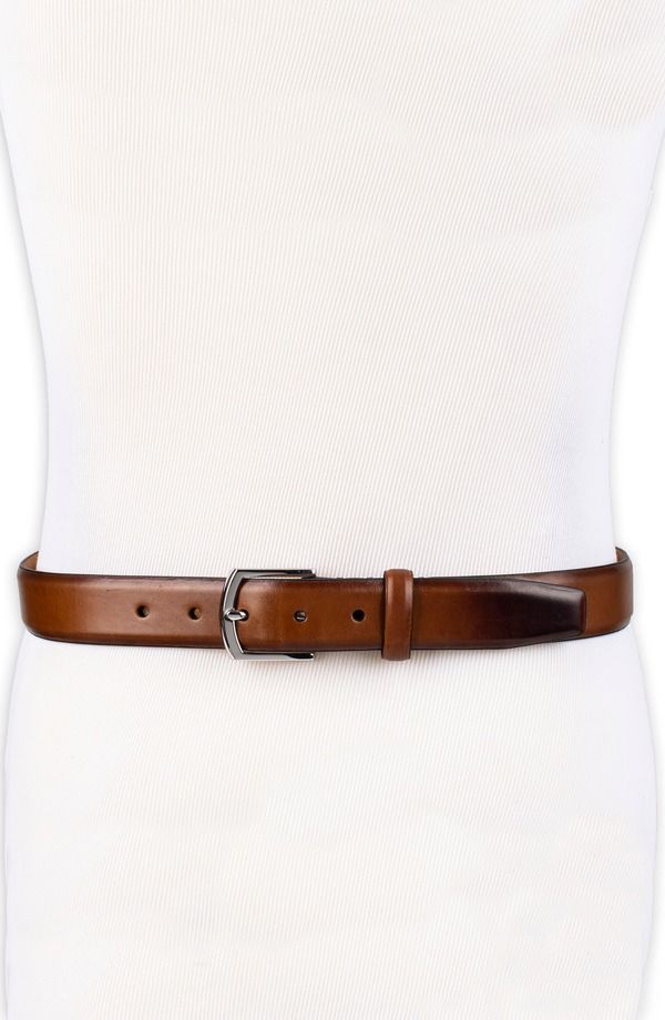 コールハーン メンズ アクセサリー ベルト レザー Cole Haan Lewis Burnished Leather Belt British Tan タン