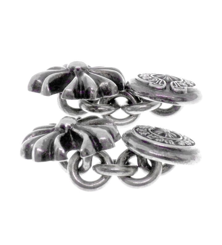 クロムハーツ CHROME HEARTS 【 CUFFLINKS CH 】 CH プラス シルバー