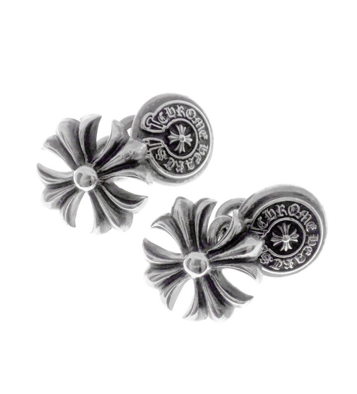 クロムハーツ CHROME HEARTS 【 CUFFLINKS CH 】 CH プラス シルバー