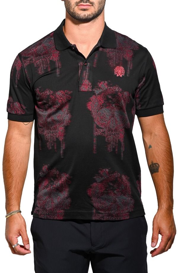 マセオ メンズ トップス ポロシャツ Maceoo Mozartriangle Polo Red レッド