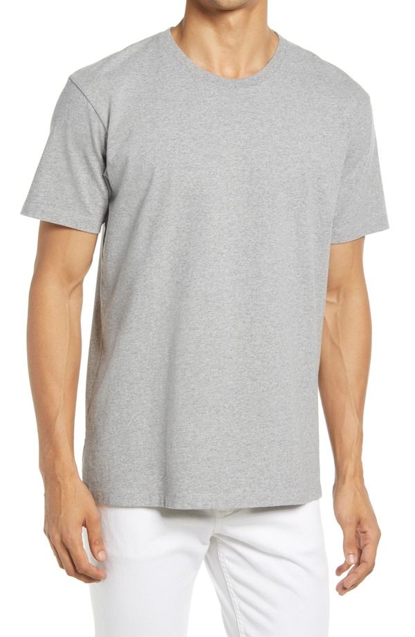 フレーム メンズ トップス Tシャツ コットン ロゴ FRAME Logo Cotton TShirt Gris