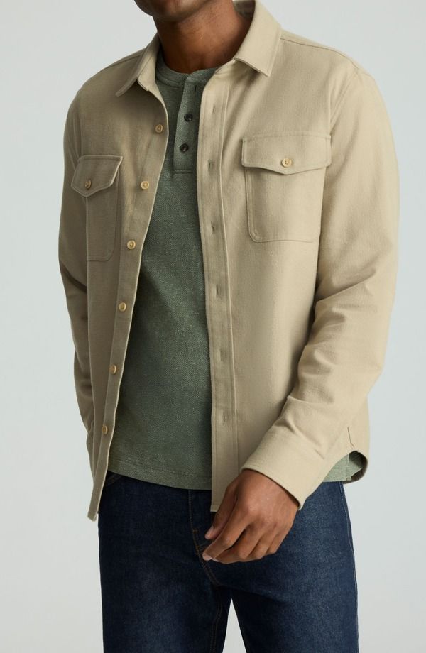 アンタックイット メンズ アウター ジャケット・ブルゾン シャツ コットン UNTUCKit Demarin Cotton Overshirt Green グリーン