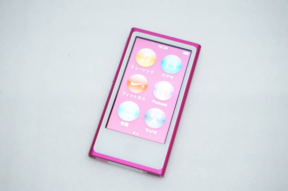 中古】Appleアップル 第7世代 iPod nano 16GB ピンク MKMV2J - メルカリ